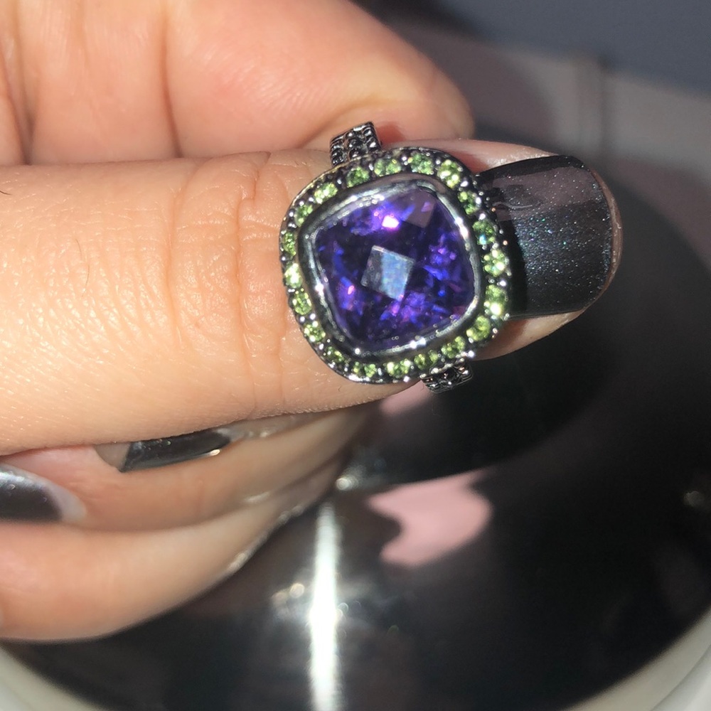 Purple Gem Ring - image 1